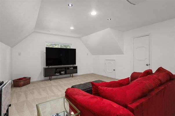 Interior, Living room, Recessed Lighting