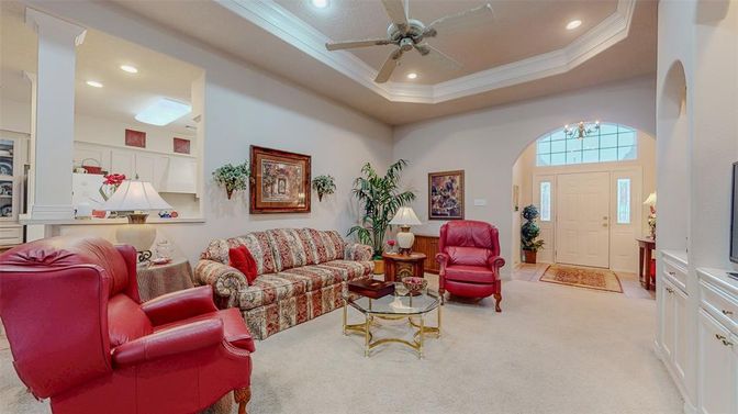 Interior, Living room, Recessed Lighting