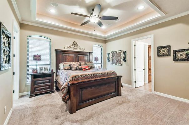Bedroom, Interior, Recessed Lighting