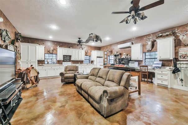 Interior, Kitchen, Living room, Recessed Lighting