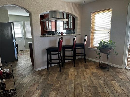 Interior, Kitchen, Wood Texture Flooring