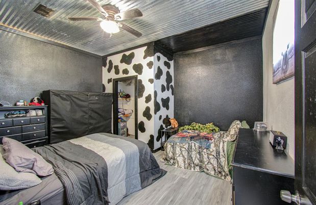 Bedroom, Interior, Wood Texture Flooring