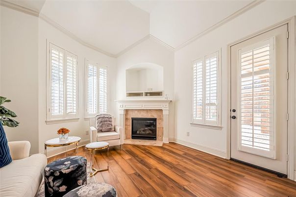 Fireplace, Interior, Wood Texture Flooring