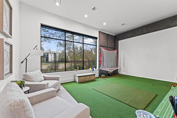 Interior, Living room, Recessed Lighting