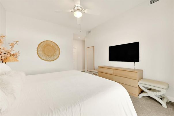 Bedroom, Interior, Recessed Lighting