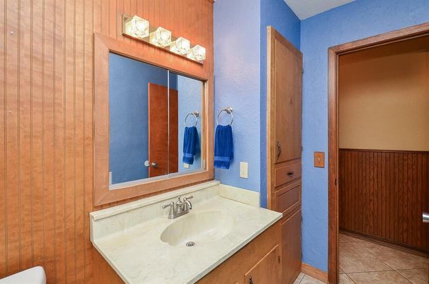 Bathroom, Interior, Wooden Walls
