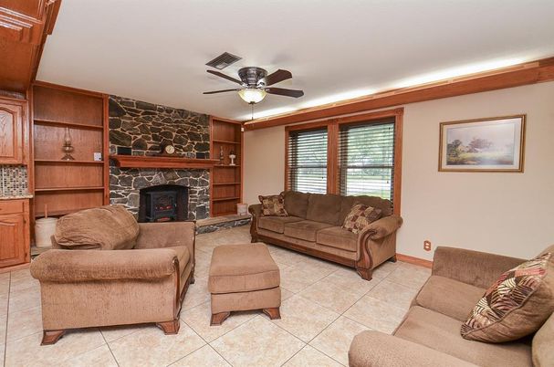 Fireplace, Interior, Living room, Stone Walls