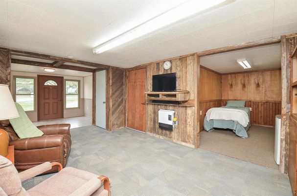 Bedroom, Interior, Wooden Walls