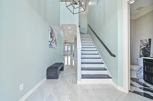 Bathroom, Interior, Pendant Lights, Recessed Lighting