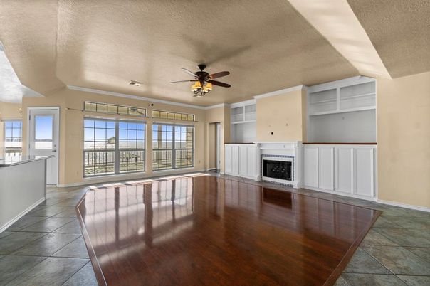 Empty room, Fireplace, Interior