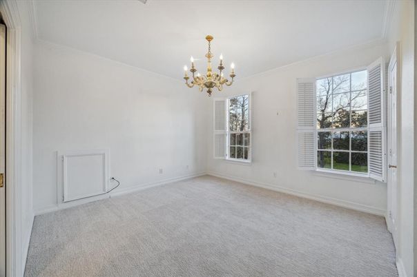 Chandelier, Empty room, Interior