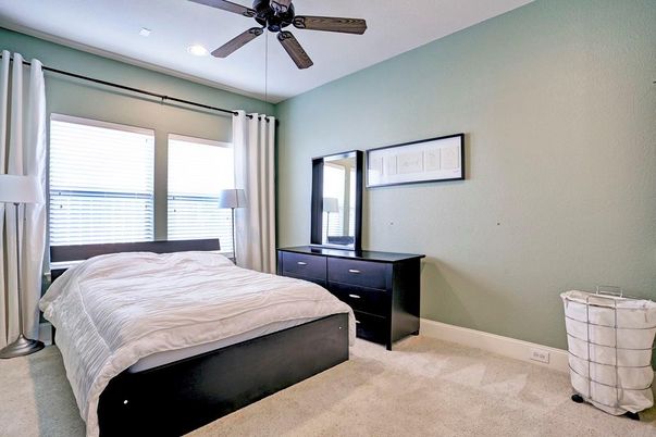 Bedroom, Interior, Recessed Lighting