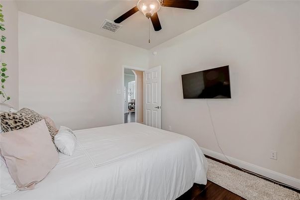 Bedroom, Interior, Wood Texture Flooring