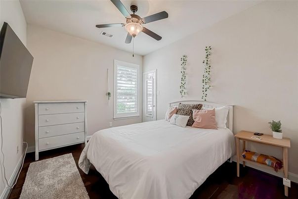 Bedroom, Interior, Wood Texture Flooring