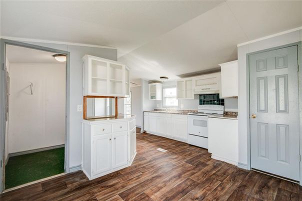 Interior, Kitchen, Wood Texture Flooring