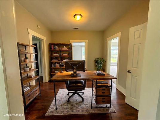 Home Office, Interior, Wood Texture Flooring