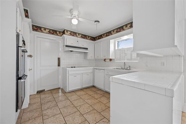 Interior, Kitchen, Tile Countertops