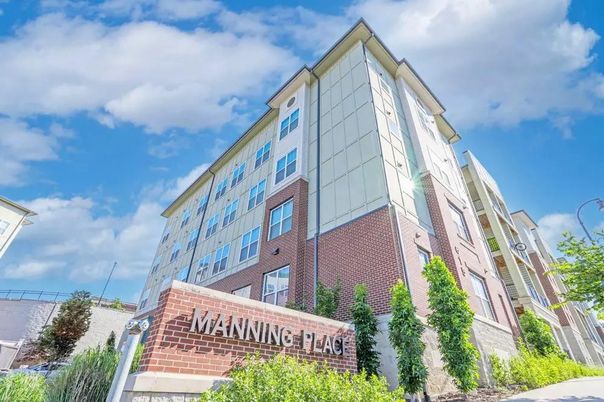Exterior, Facade, Brick Facade, Condo Building