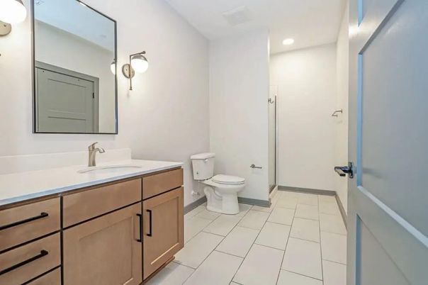 Bathroom, Interior, Recessed Lighting