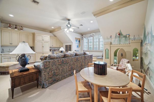 Dining room, Interior, Kitchen, Living room, Recessed Lighting