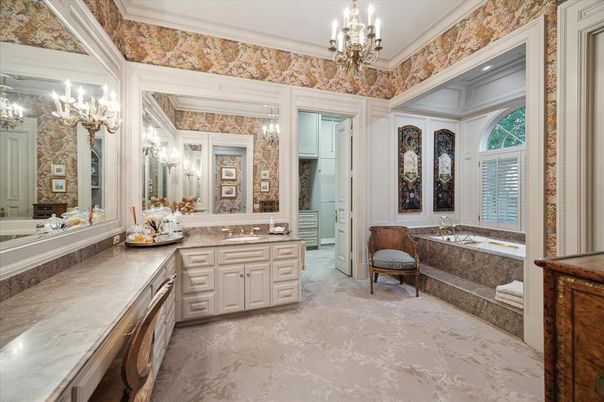 Bathroom, Chandelier, Dual Sink Vanities, Interior