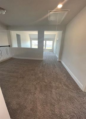 Empty room, Interior, Recessed Lighting