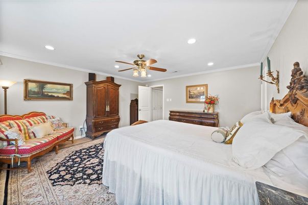 Bedroom, Interior, Recessed Lighting