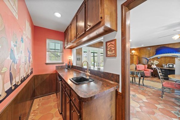 Dining room, Interior, Kitchen, Recessed Lighting