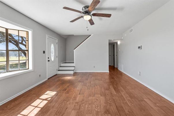 Empty room, Interior, Wood Texture Flooring