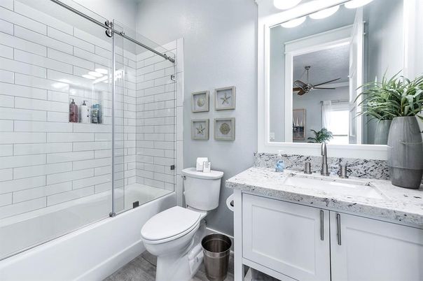 Bathroom, Glass Shower, Interior
