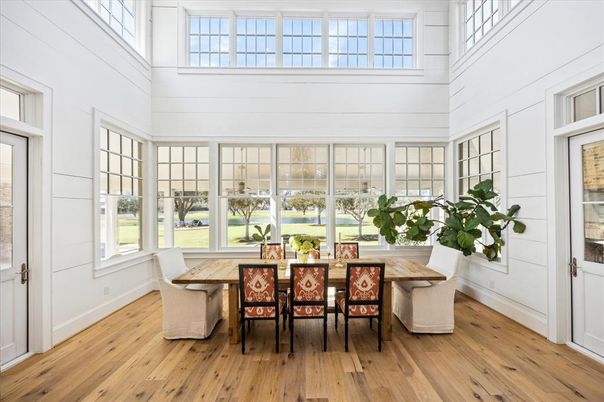 Dining room, Interior, Wood Texture Flooring