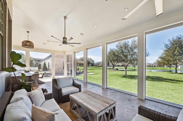 Dining room, Interior, Living room, Recessed Lighting, Sun Room