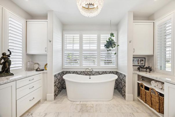 Bathroom, Free Standing Baths, Interior, Marble