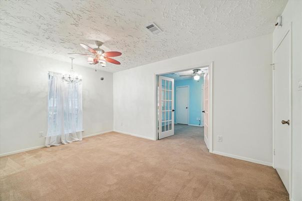 Chandelier, Empty room, Interior
