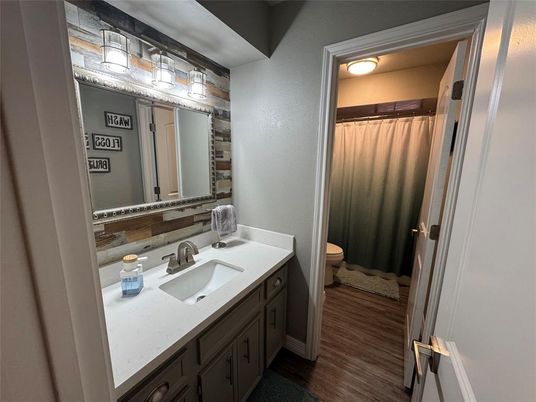 Bathroom, Interior, Wood Texture Flooring