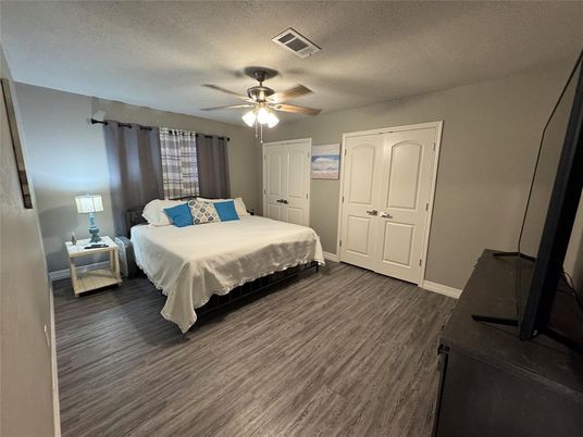 Bedroom, Interior, Wood Texture Flooring