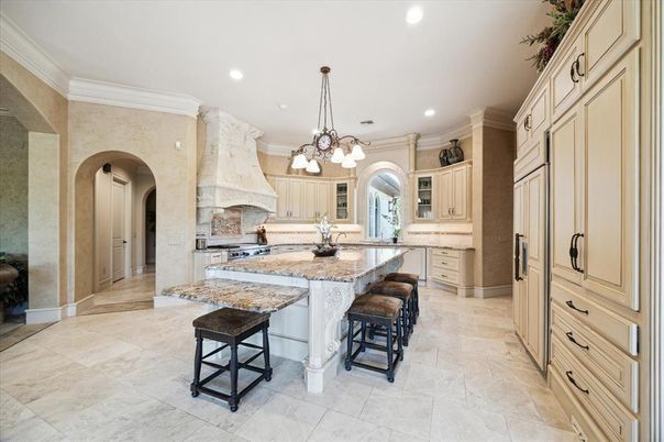 Chandelier, Interior, Kitchen, Recessed Lighting