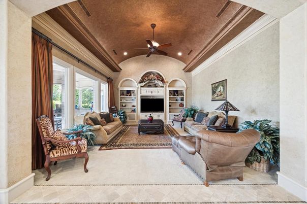 Interior, Living room, Recessed Lighting