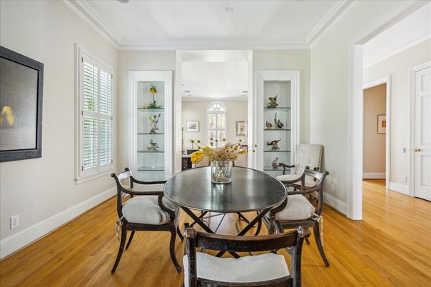 Dining room, Interior, Wood Texture Flooring