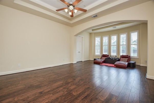 Empty room, Interior, Wood Texture Flooring