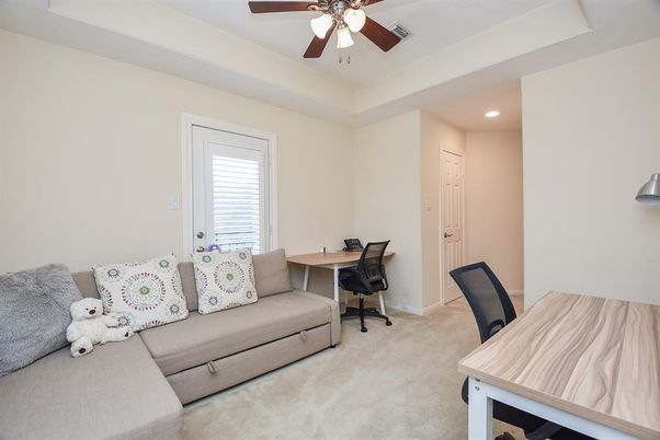 Home Office, Interior, Recessed Lighting