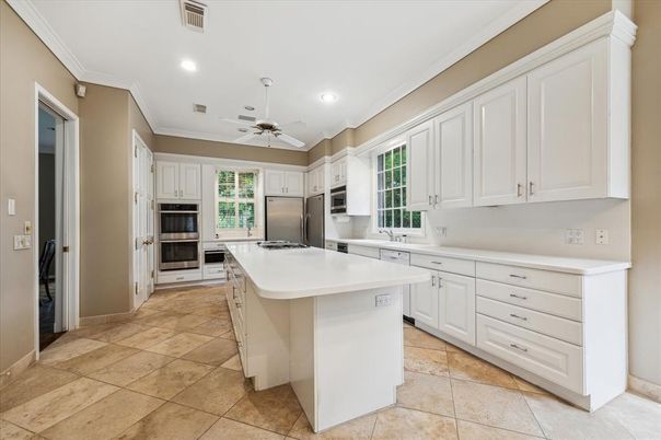 Interior, Kitchen, Recessed Lighting, Stainless Steel Appliances