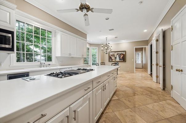 Chandelier, Interior, Kitchen, Recessed Lighting