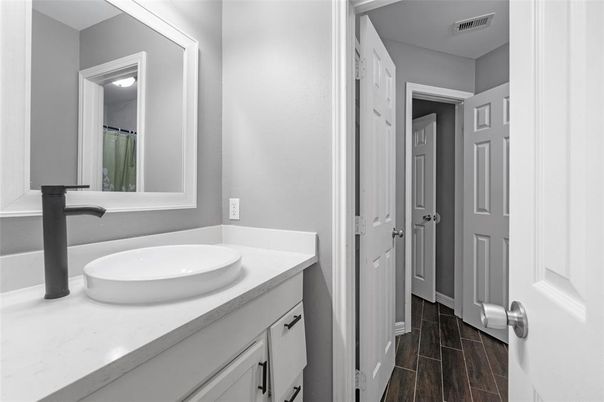Bathroom, Interior, Wood Texture Flooring
