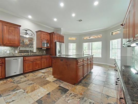 Interior, Kitchen, Recessed Lighting, Stainless Steel Appliances
