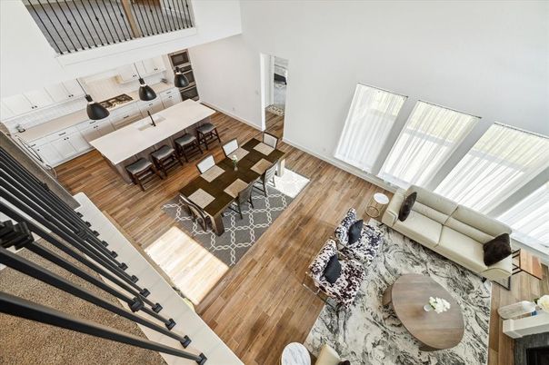 Dining room, Interior, Living room, Wood Texture Flooring
