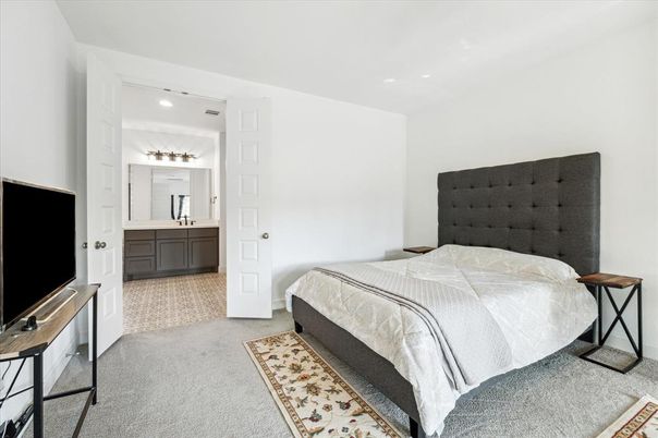 Bedroom, Interior, Recessed Lighting