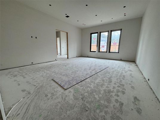 Empty room, Interior, Recessed Lighting