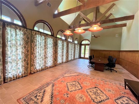Interior, Pendant Lights, Wooden Beams