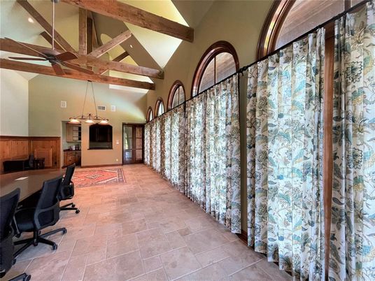 Interior, Pendant Lights, Wooden Beams